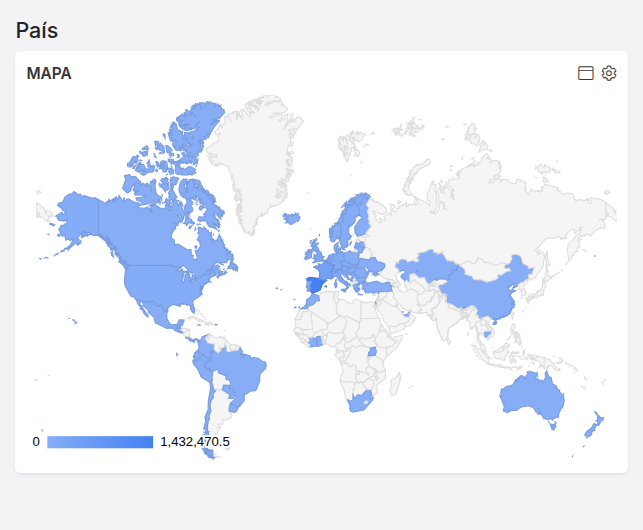 Mapa de origen de compradores