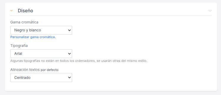 Editor visual de newsletters